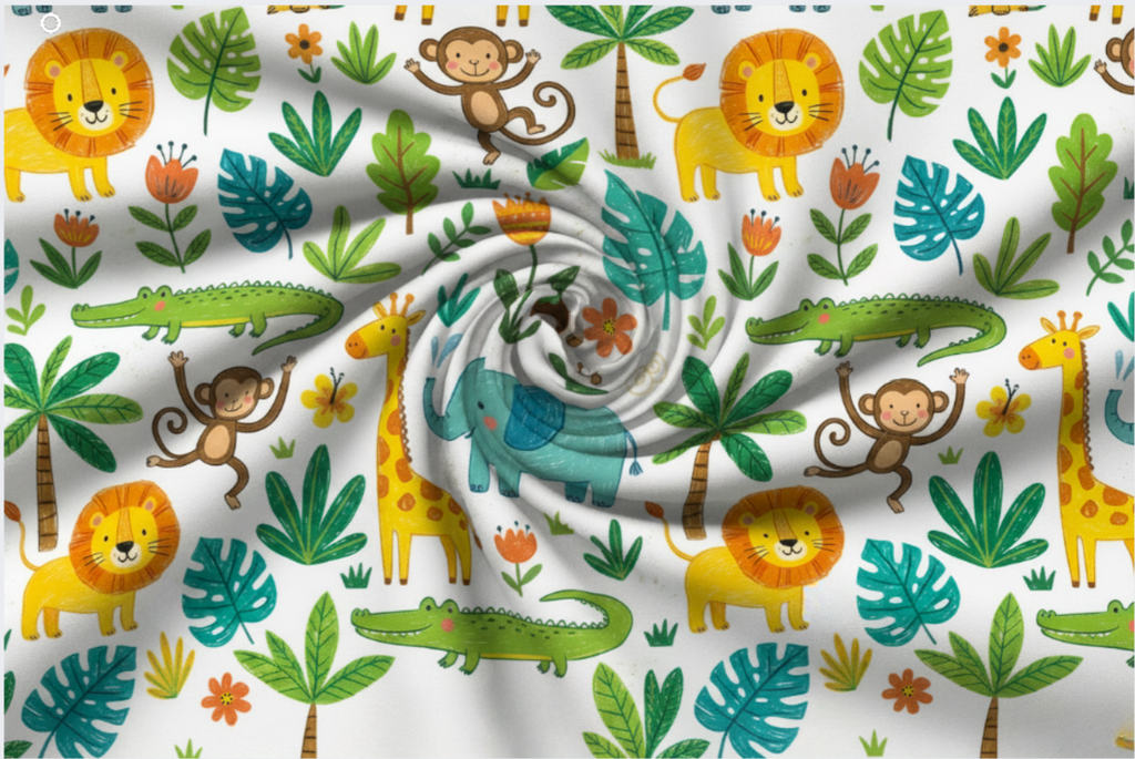 Jungle Safari Organic Cotton Boys Set | Toddler &amp; Kids Outfit 2T-8T