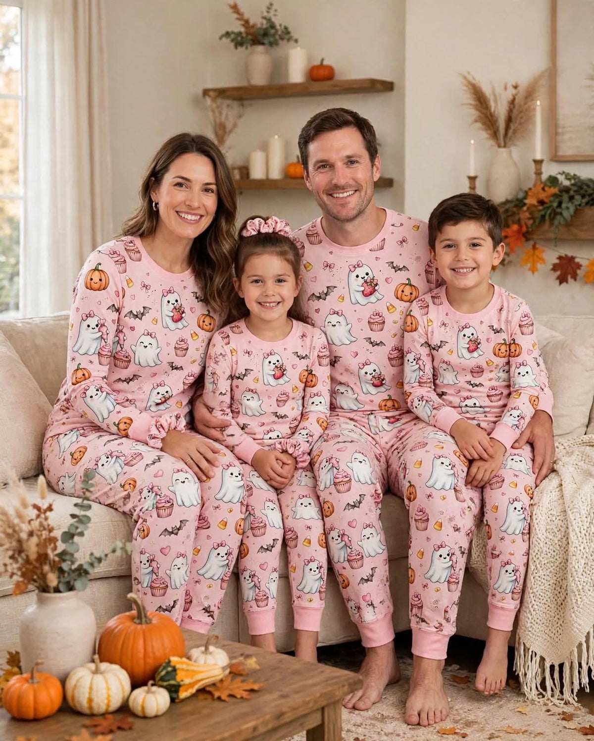 Family Matching Halloween Lounge Set - Boo Bakery